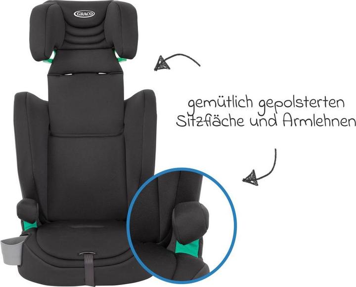 Actual product image Graco Eldura (Child seat, ECE R129/i-Size Standard)