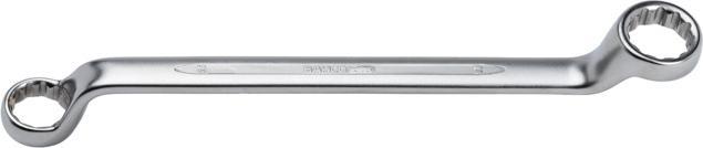 Actual product image Irimo Deep offset double ring spanner, 25 mm × 28 mm, chrome-plated, 336 mm