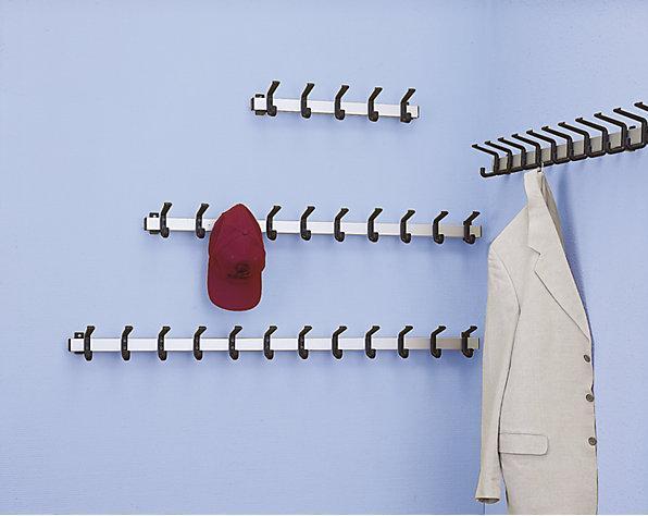 Actual product image kaiserkraft Coat rail, aluminum