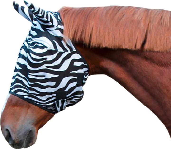 Productafbeelding Kerbl Vliegenmasker zebra incl. oorbescherming, pony