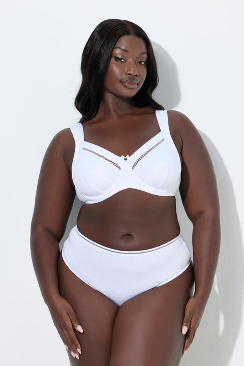 Actual product image Ulla Popken Openwork Lace Detail Underwire Bra (95 E)