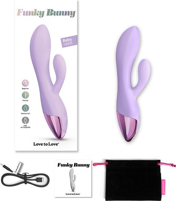 Produktbild Love to Love Funky Bunny - Kaninchen-Vibrator - Mauve