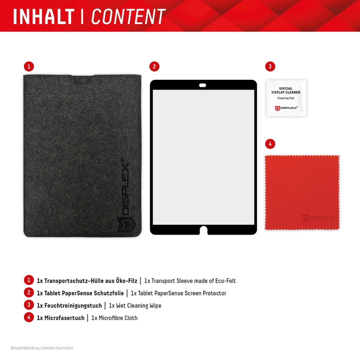 Actual product image Displex Tablet Papersense, iPad Paper Feeling Schutzfolie (1 Piece, iPad Air 2019 (3. Gen), IPad 10.2 (2019/2020/2021))