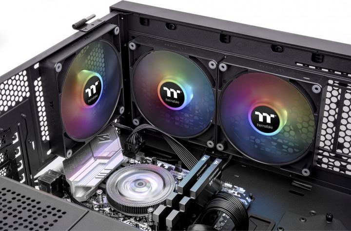 Actual product image Thermaltake TT CT140 ARGB Sync PC Cooling Fan 2 Pack CL-F150-PL14SW-A (140 mm, 2 x)