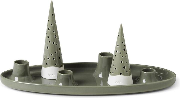 Kähler Nobili Ovaler Adventskranz (Ø 13 x 15.5 cm)
