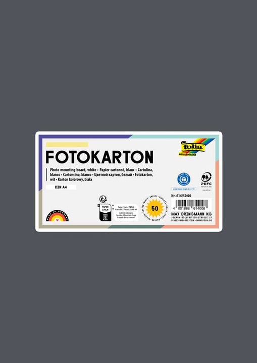 Actual product image Folia Photo cardboard colored format A4 (300 g/m², 1 x)