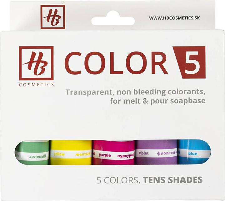 Actual product image Creativ Company Zeepverf Kleur, 5x30gr