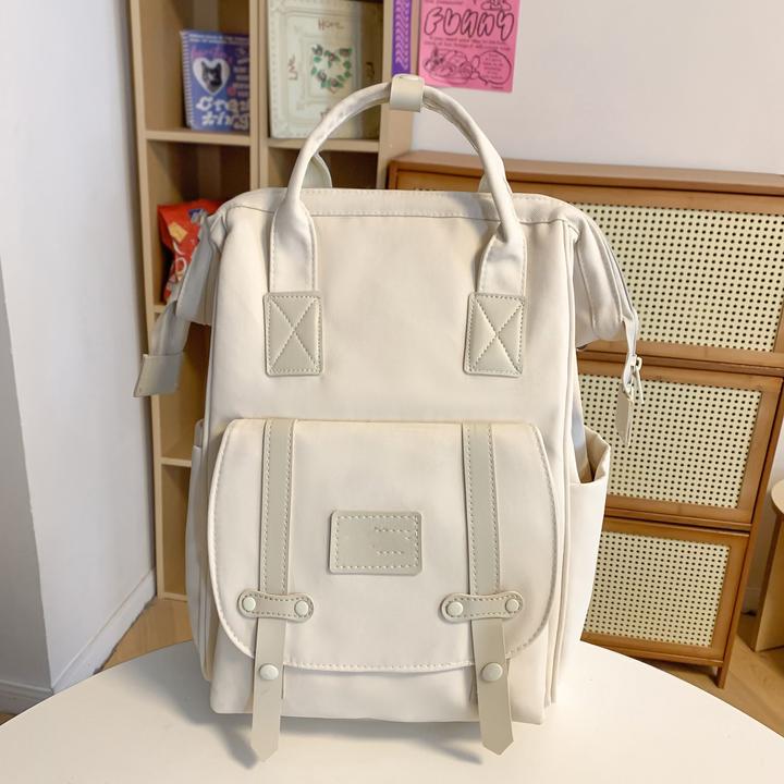 Immagine prodotto Only-Bags.Store Zaino tote estetico, borsa per l'università in stile preppy, zaino da viaggio leggero per computer