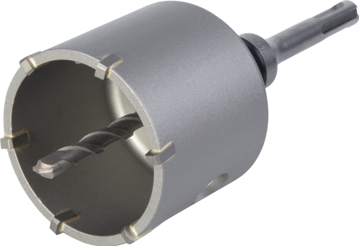 Produktbild wolfcraft Bohrkrone, hartmetallbestückt, mit Spanndorn SDS-Plus, Ø 68 mm (68 mm)