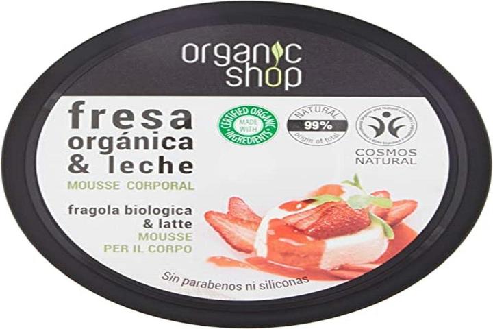 Produktbild Organic Shop Mousse Erdbeer-Körper, 250 ml, Standard, einzigartig (Körpercreme, 250 ml)