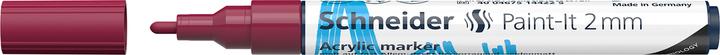 Valeurs nutritives et ingrédients Schneider Marqueur acrylique Paint-It 310 2mm bordeaux (1 x)