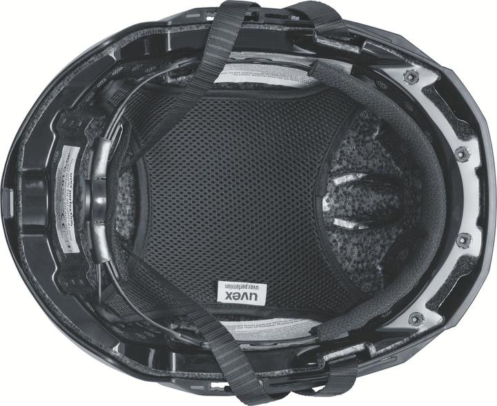 Actual product image Uvex Safety 9720940 Safety Helmet Black (52 - 58 cm)