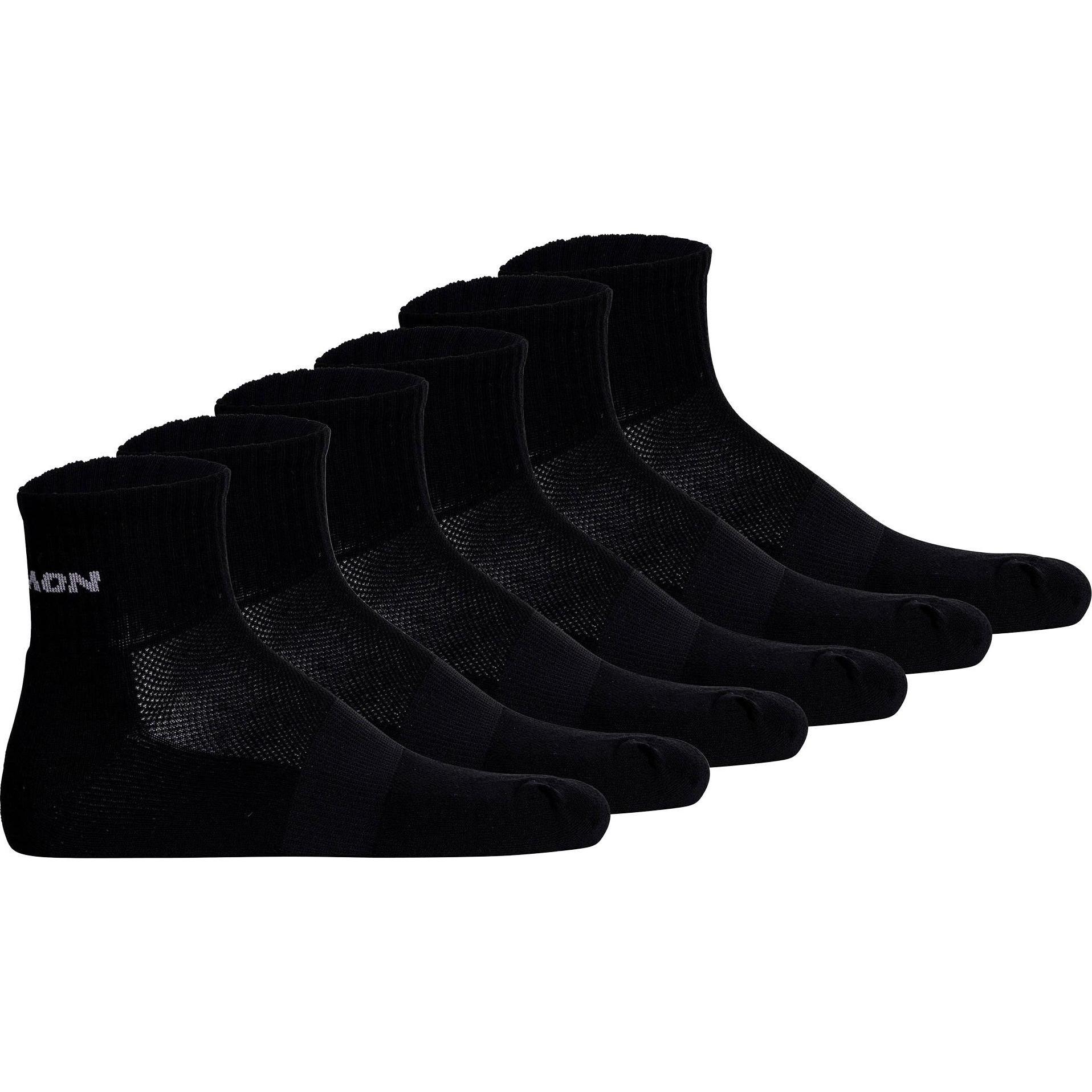 Salomon, Herren, Socken, Evasion Ankle 6p, Schwarz, (6er Pack, 45 - 47)