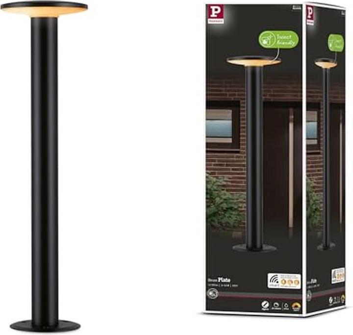 Actual product image Paulmann Bollard light Plate (500 lm, IP44)