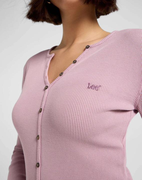 Produktbild Lee Langarmshirt Washed Waffle Henley (L)