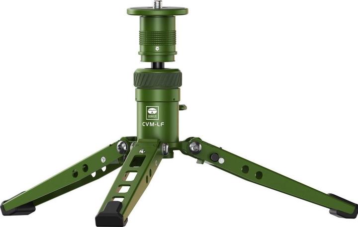 Actual product image Sirui CVM-LF+GC-VC Tripod Base And V Yoke Holder (Cobalt Green) (SI-CVM-LF+GC-VC) (Metal)