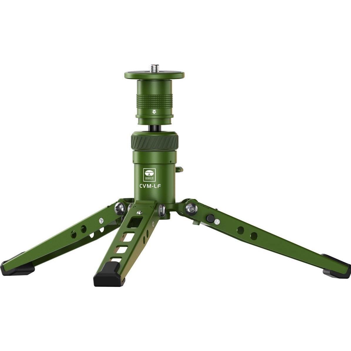 Sirui CVM-LF+GC-VC Tripod Base And V Yoke Holder (Cobalt Green) (SI-CVM-LF+GC-VC) (Metallo), Treppiede, Verde