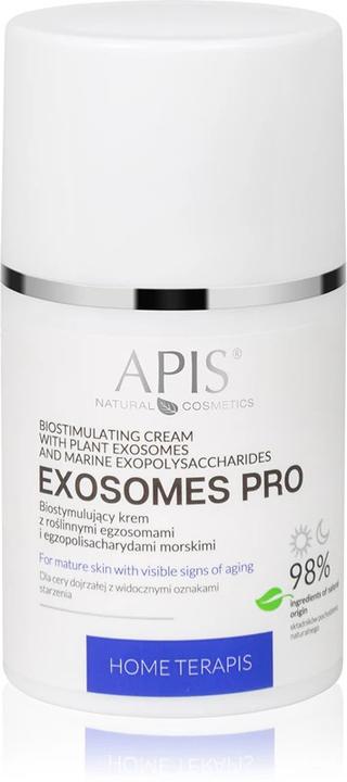Actual product image Apis Natural Cosmetics Biostimulating Cream with Plant Exosomes EXOSOMES PRO Home Therapies Innovative Skin Care Regenerati (Body cream, 50 ml)