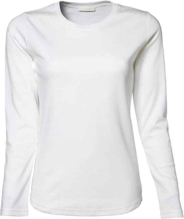 Actual product image Tee Jays Interlock longsleeve Tshirt round neck long sleeve (L)