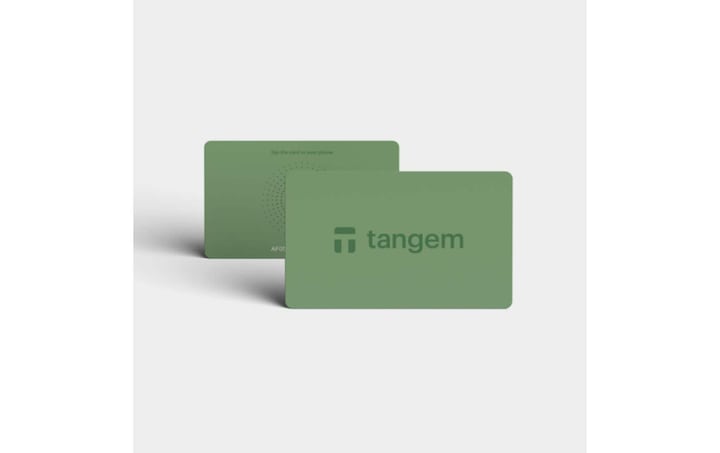 Actual product image Tangem 2.0 - 3 Card Set - Pastel (Bitcoin, Others)