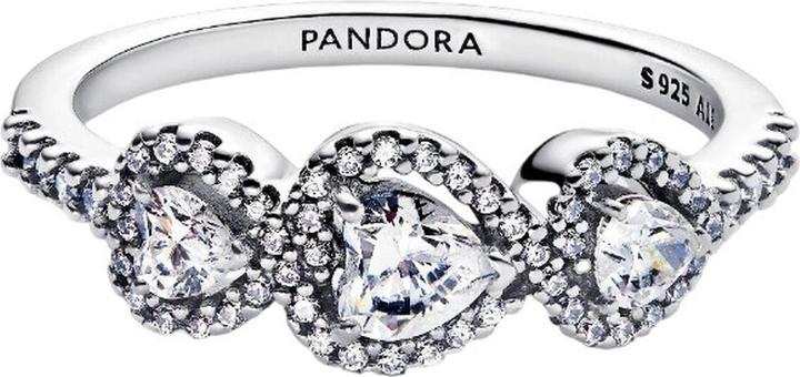 Produktbild Pandora Strahlenkranz Herz Trilogie Ring (52, 54, 56, 925 Silber)