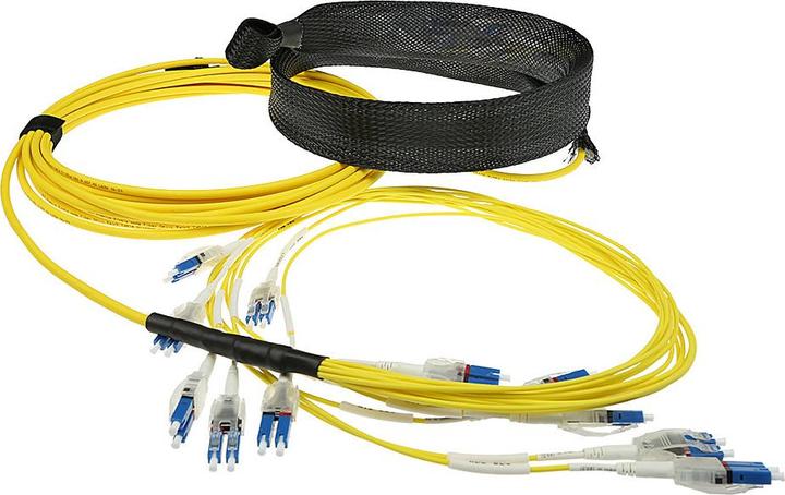 Actual product image ACT 100 meter Singlemode 9/125 OS2 Preterm fiber cable 24F LC Polarity Twist (100 m)