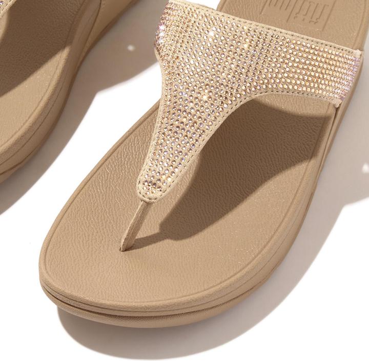 Productafbeelding Fitflop Lulu Kristal Verfraait Toe Post Sandaal (40)
