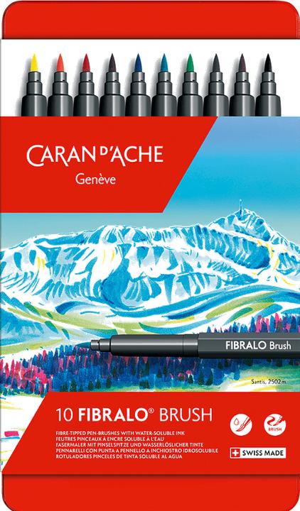 Immagine prodotto Caran d'Ache Fibralo Brush Metallschachtel (10x)