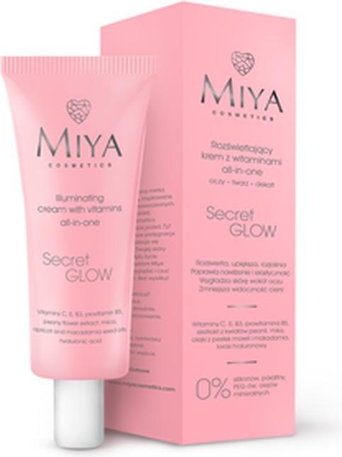Actual product image Miya Cosmetics Miya - Secret Glow Illuminating Cream From Vitamins Eyes Face Décolletage 30Ml (Eye Care Cream, 30 ml, Day)