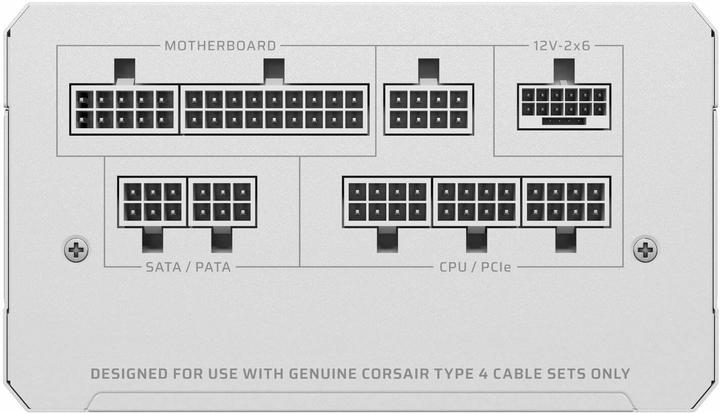 Produktbild Corsair PSU RMe White 1000W 80+Gold FM ATX3.1 2025 (1000 W)