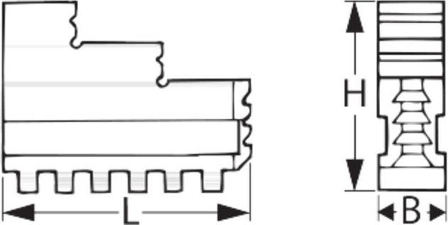Produktbild Röhm Drehbacken-Set 3-teilig, hart
