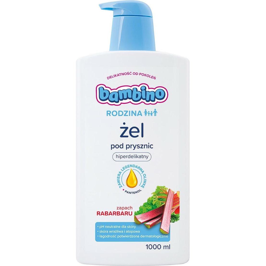 Bambino, Duschmittel, Family Hyperdelicate Duschgel - Rhabarber-Duft 1000ml (1000 ml)