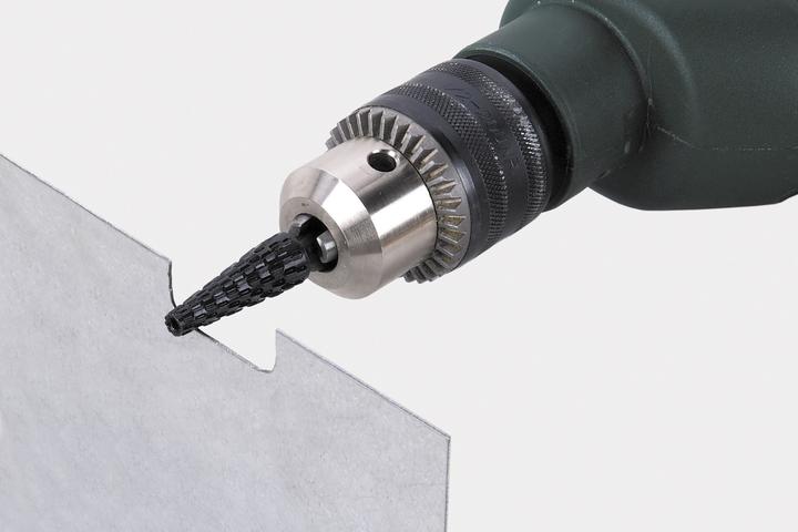 Actual product image wolfcraft 1 Profile rasp metal conical ø5-13x35mm (35 mm)