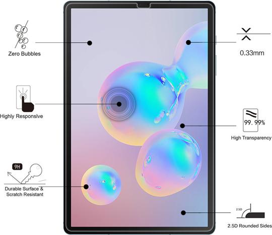 Actual product image Eiger Mountain Glass Clear Tablet (1 Piece, Galaxy Tab S6 10.5 (2019))
