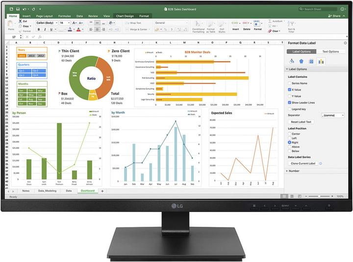 Produktbild LG 27BN65Q-B (2560 x 1440 Pixel, 27")