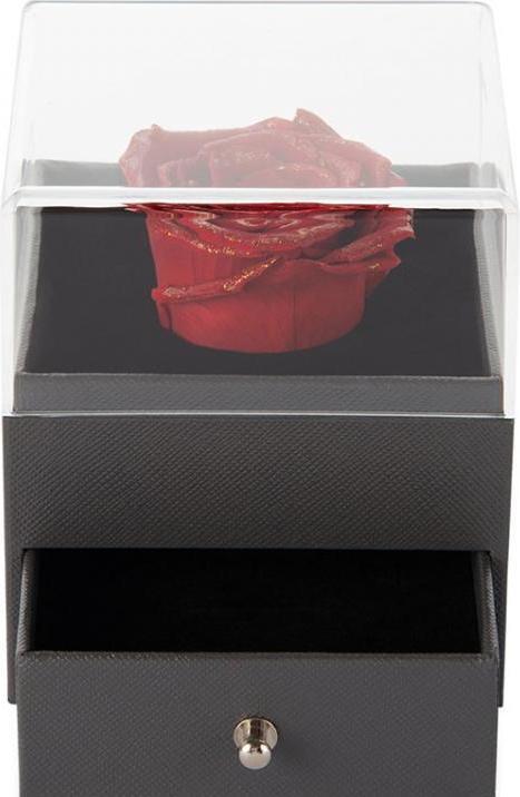 Produktbild TOP Rosenbox mit Herz-Halskette