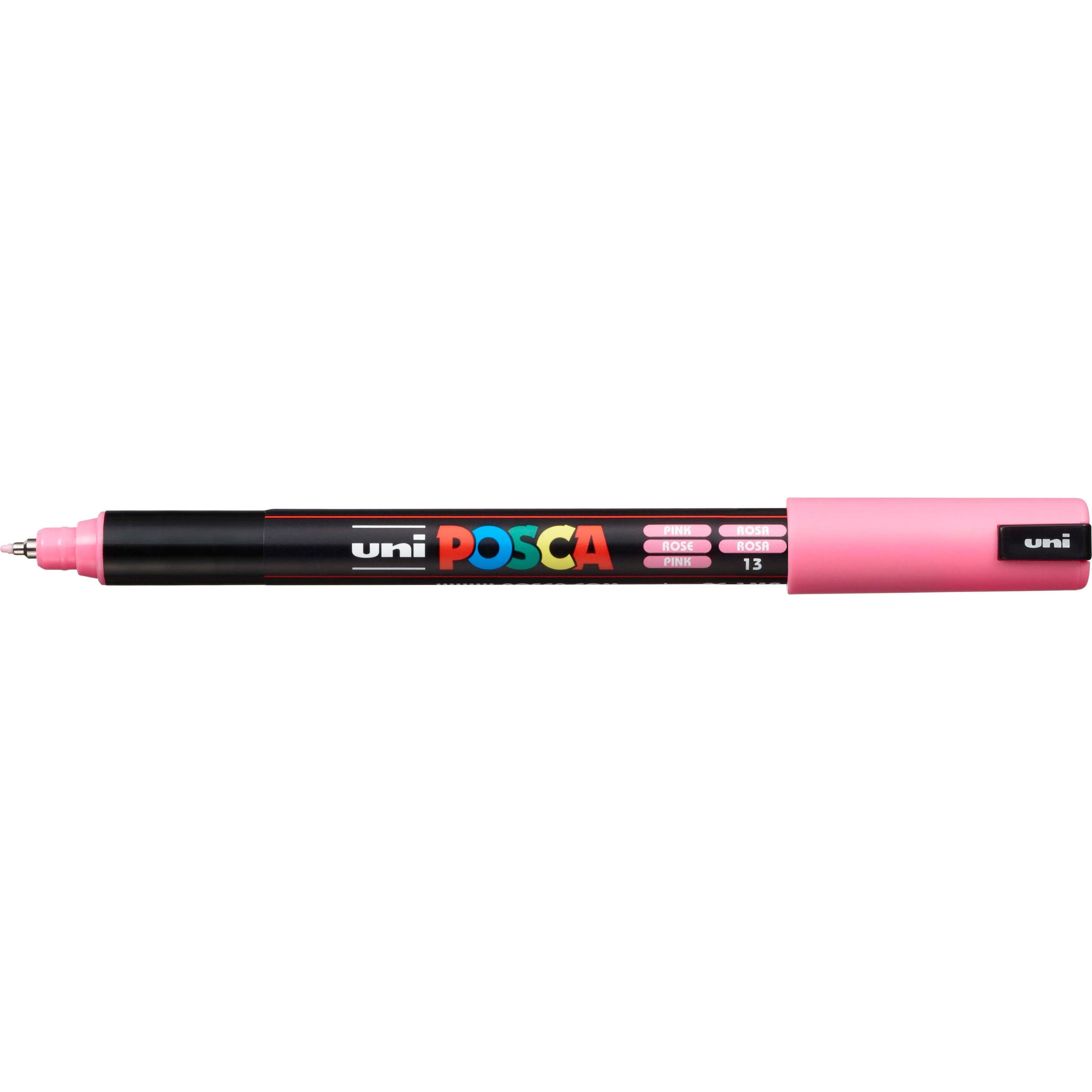 6x Posca, Marker, Marker PC-1MR Fineliner (Rosa, 0.70 mm, 1 x)