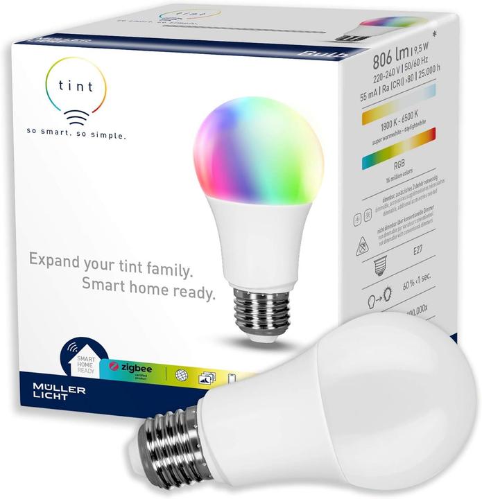 Actual product image Müller Licht E27 LED W bulb shape (E27, 806 lm, 1x)