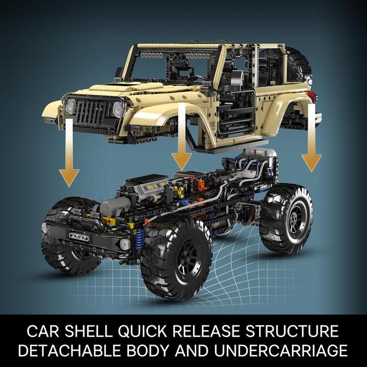 Actual product image Mould King Offroader Wrangler