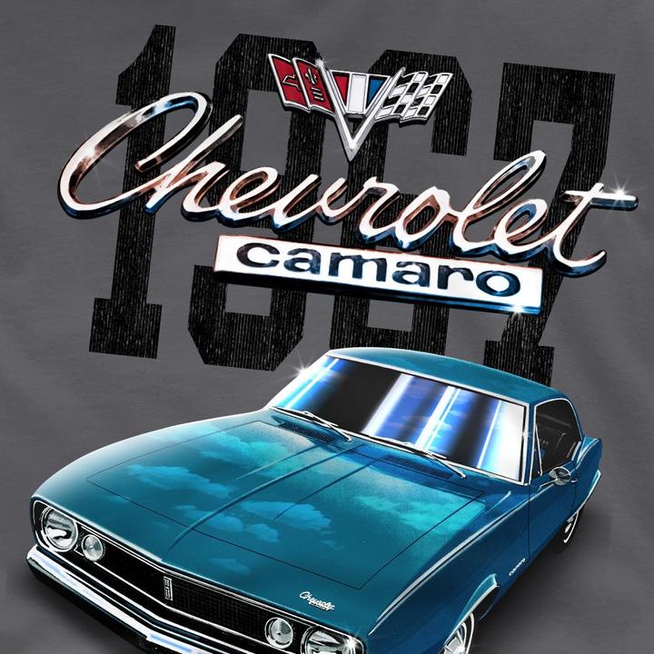 Immagine prodotto Chevrolet 1967 Camaro Maglietta Classico Adulto Unisex (4XL)