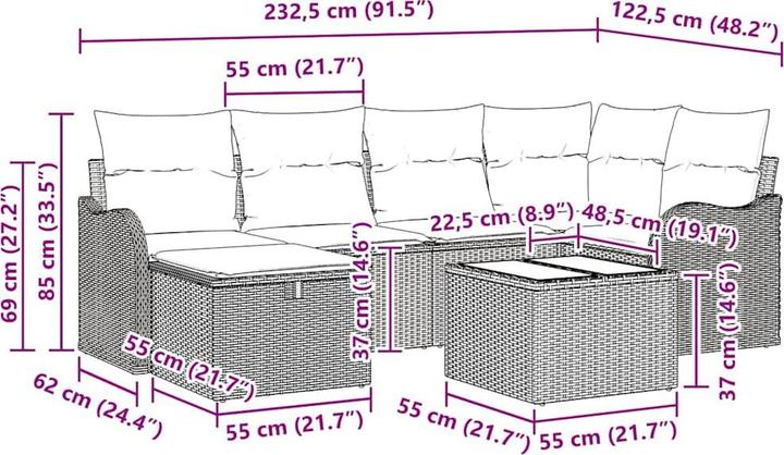 Produktbild vidaXL Kora