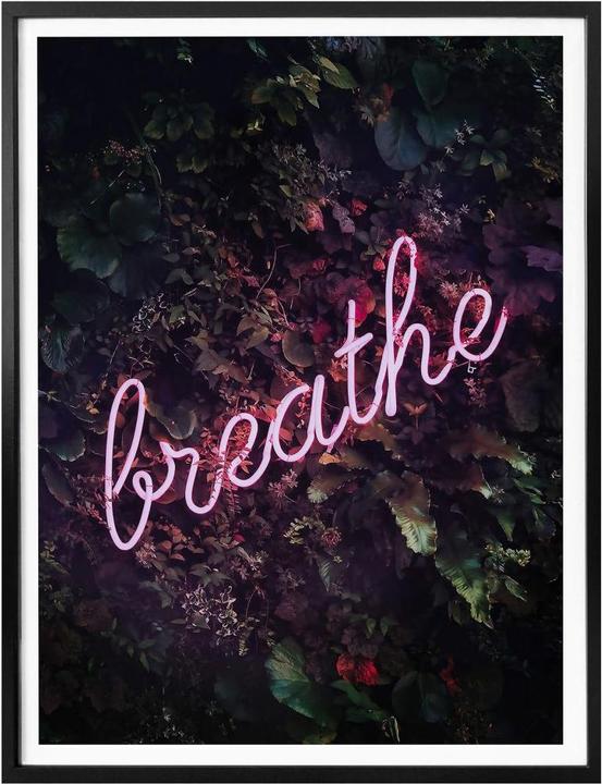 Actual product image Trenddeko Neon sign: Breathe (24 x 30 cm)