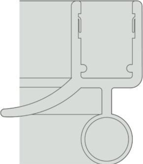 Image du produit Pauli+Sohn Joints de porte de douche pour les douches rondes