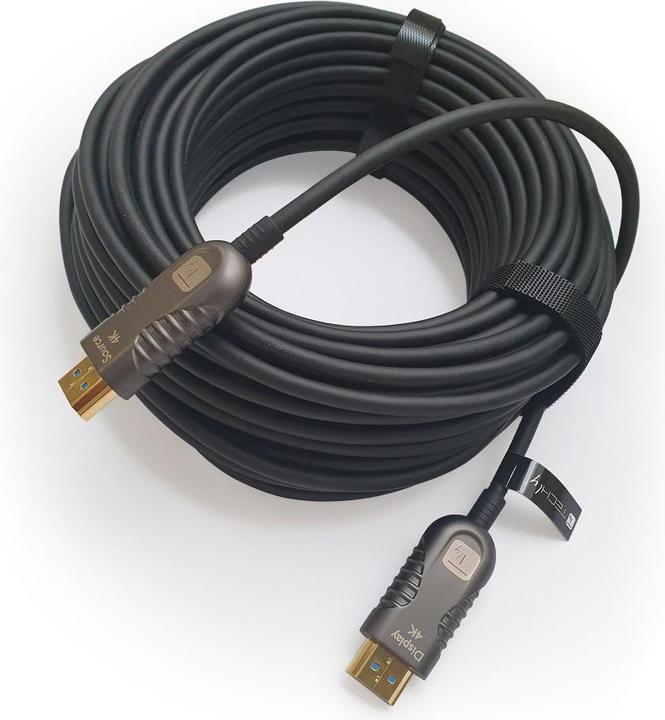 Actual product image Techly HDMI AOC Fiber Optic Cable (70 m)
