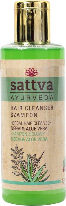 Immagine prodotto Sattva Ayurveda Shampoo Neem Aloe Vera (210 ml, Shampoo liquido)