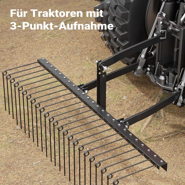 Actual product image Wiltec Scarifier 183cm for ride-on mower Lawn aerator Lawn care Lawn tractor (Lawn tractor)