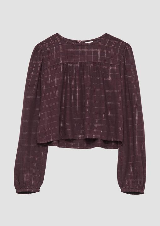 Produktbild S.Oliver Bluse Verkürzte Bluse im A-Shape mit Puff-Ärmeln (146, 152)