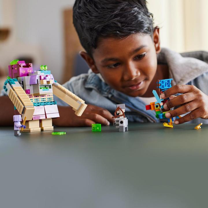 Immagine prodotto LEGO 21257 La resa dei conti con il Divoratore (21257, LEGO Minecraft)