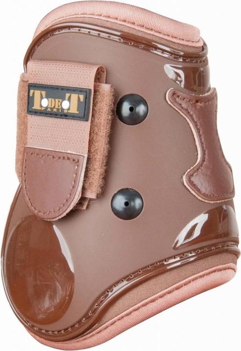 Actual product image TdeT Fetlock Protectors in shell and leather (S)