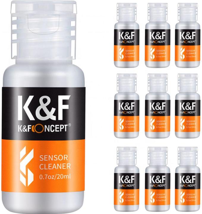 Image du produit K&F Concept Kit de liquide de nettoyage du capteur 20ml*10pcs
